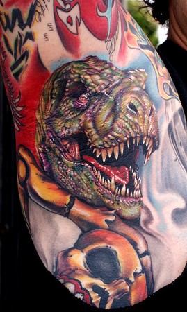 Tattoos - Cecil Porter - t-rex